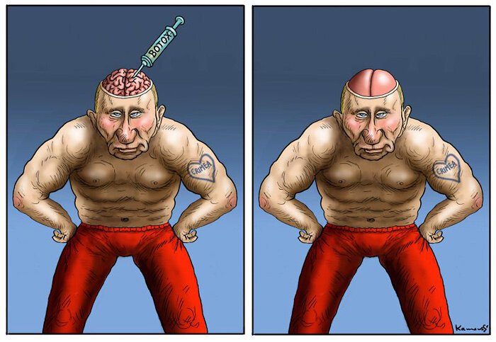 Карикатуры на Путина