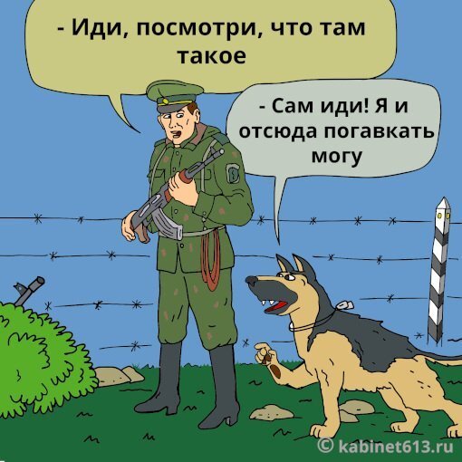 Шутки про пограничников
