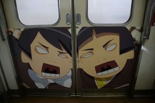 Японские поезда в аниме