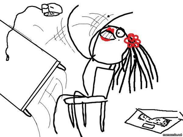 Мем с переворачиванием стола