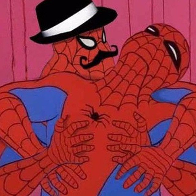 Человек паук Мем 3 паука