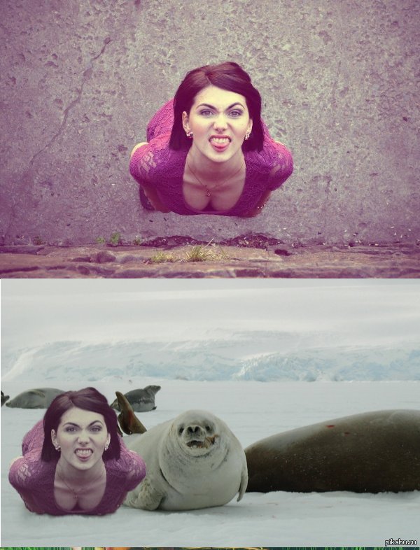 Отфотошопленная баба