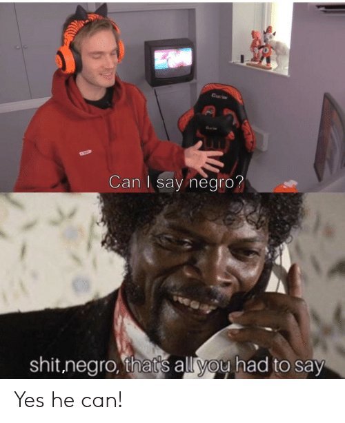 Негр пропадает Мем