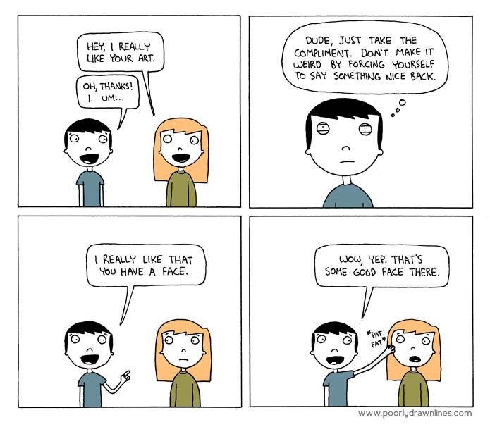 Смешной комплимент девушке