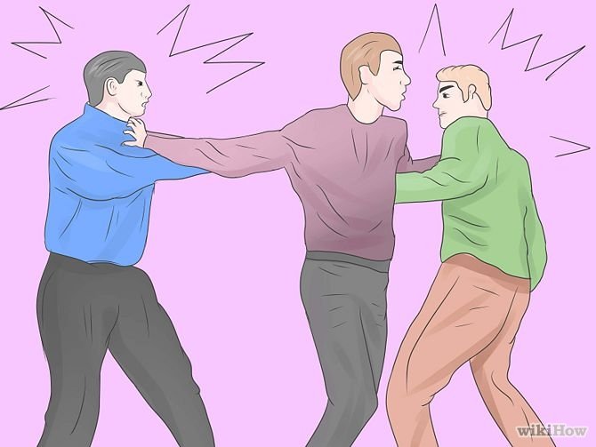 Конфликт иллюстрация