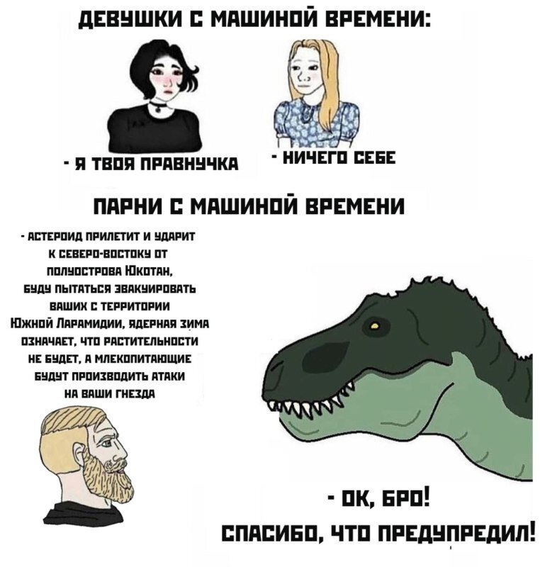 Девушки с машиной времени Мем