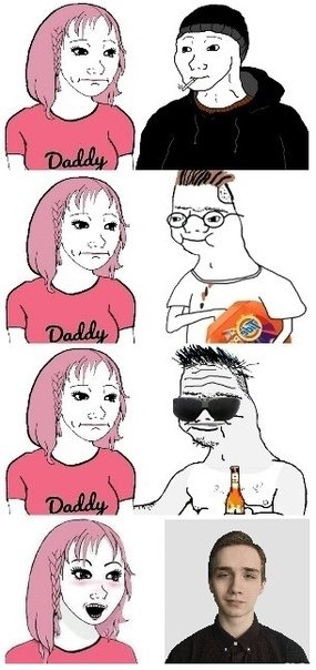 Девушка ДУМЕР Мем