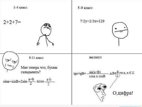 Мем про математику о цифра