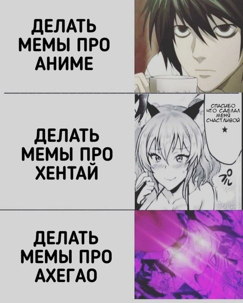 Мемы по аниме