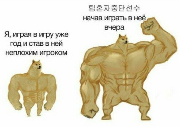 Накаченная собака Мем
