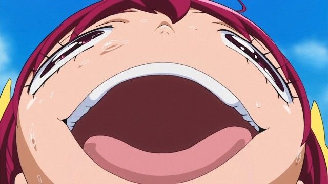 Стонущее лицо аниме