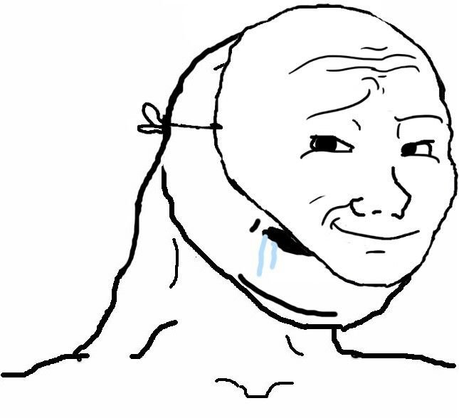 Wojak плачет маска