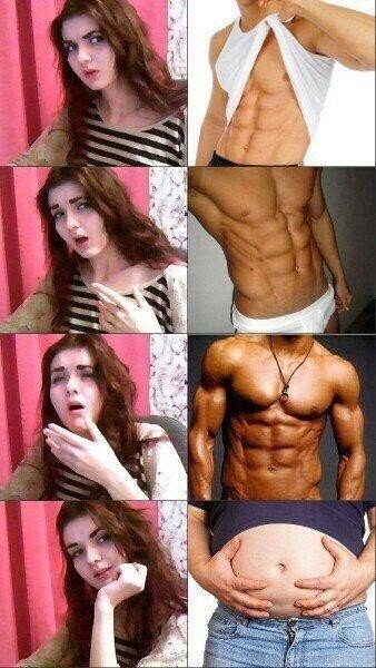 Мемы про качков девушек