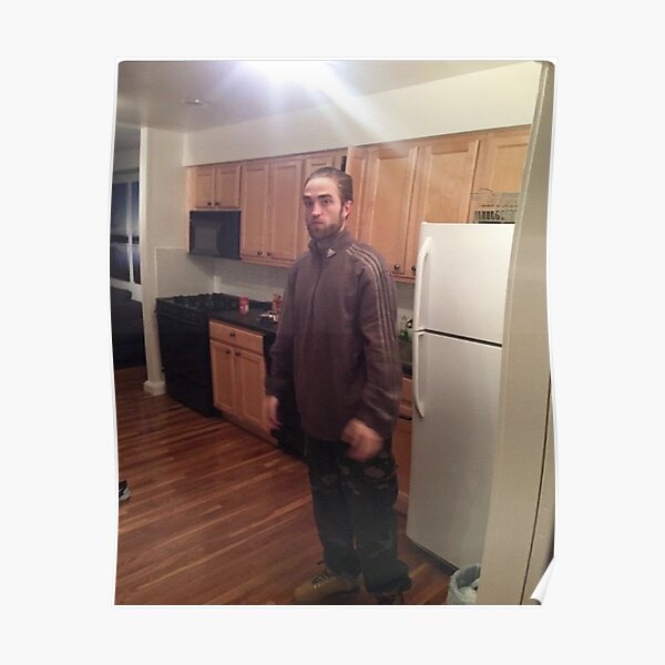 Роберт Паттинсон на кухне Мем