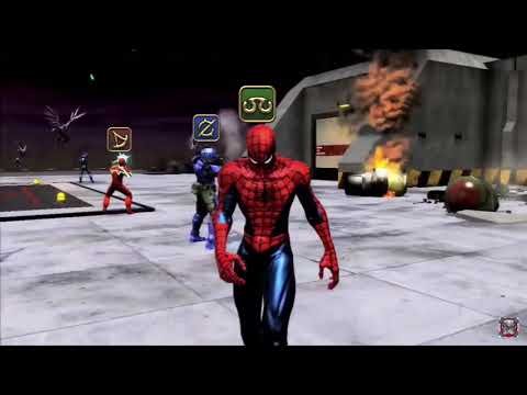 Человек паук идет по крыше