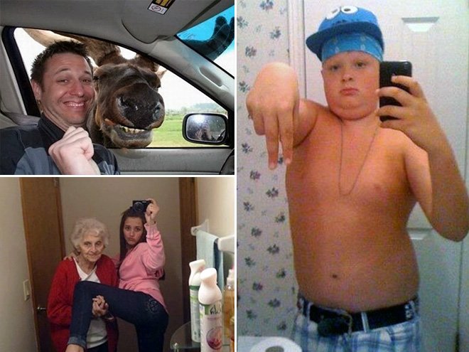 Мужик фотографирует