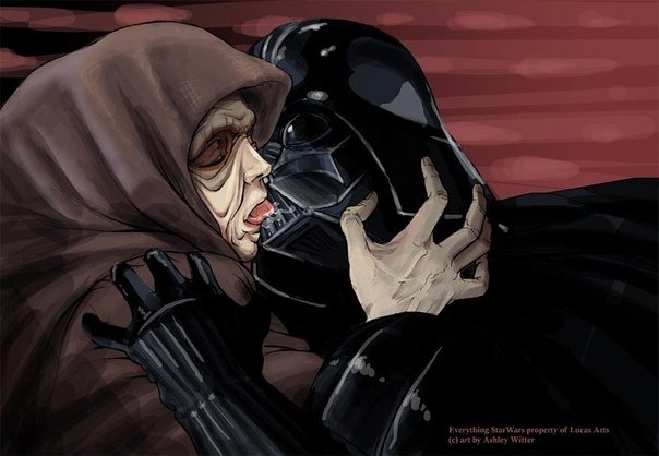 Дарт Вейдер и Палпатин арт