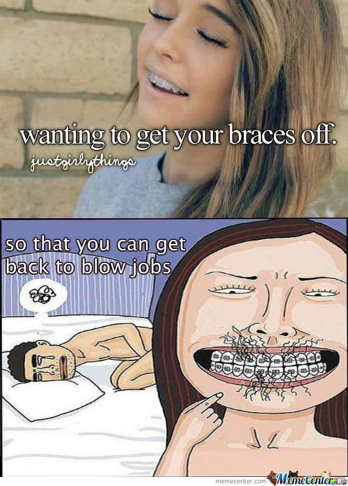 Шутки про брекеты в картинках