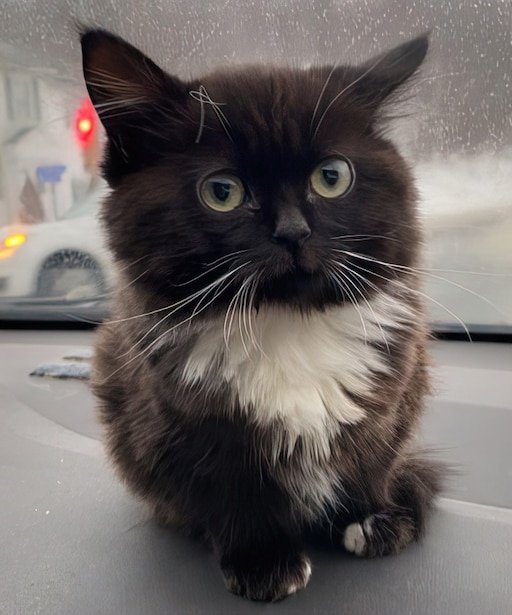 Кошка Вирго чмоня