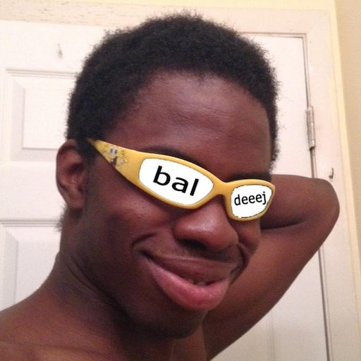 Негр в очках