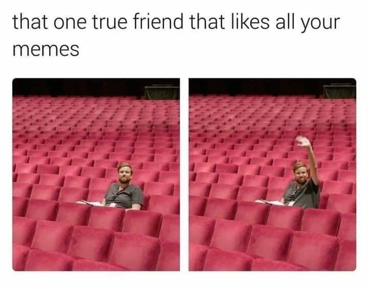 Тот самый друг который лайкает все твои
