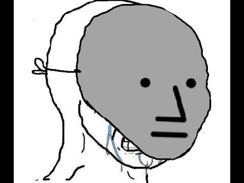 Плачущий человек в маске