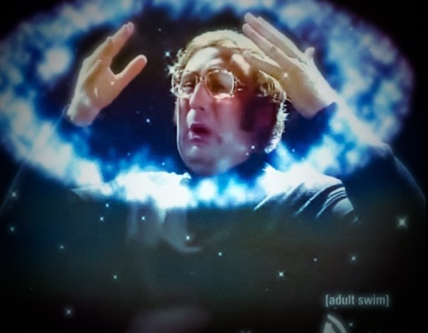 Чувак взрывает мозг космос