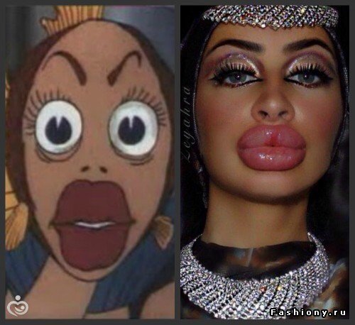 Мужик губы уточкой