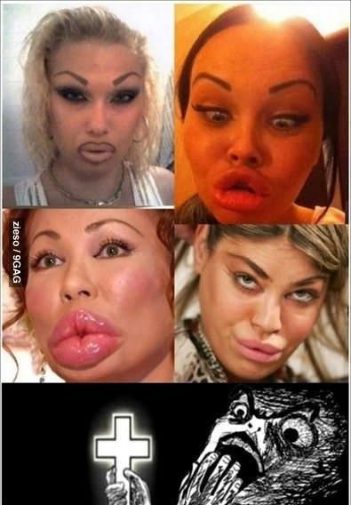 Губки уточкой