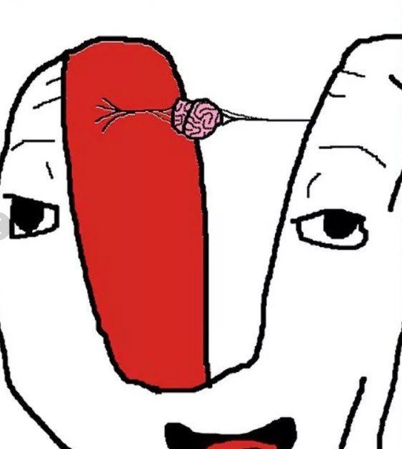 Мем мозг на ниточке