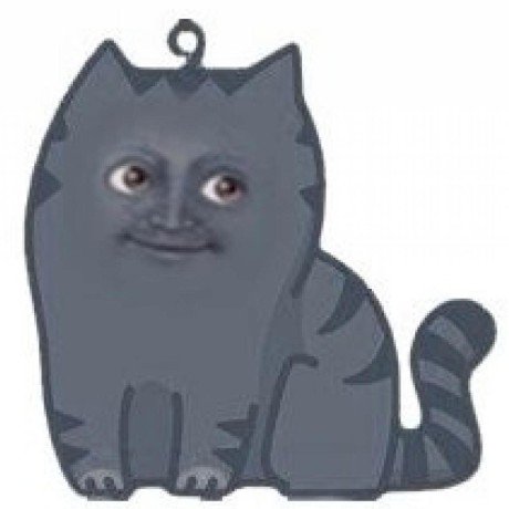 Стикеры коты серые