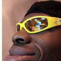 Негр в очках