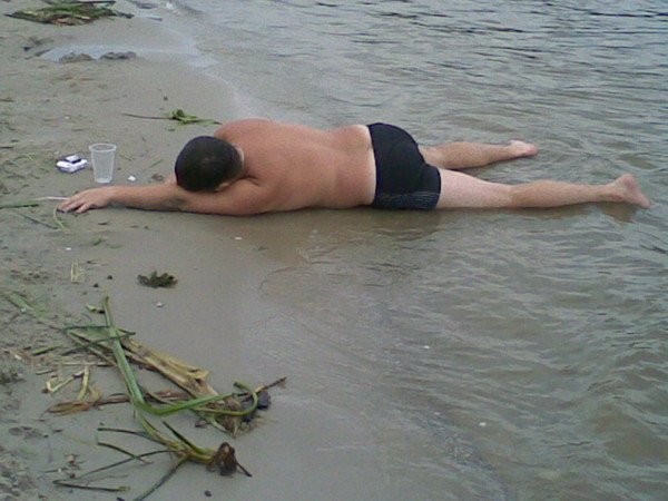 Пьяные на плехе