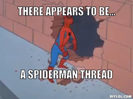 Человек паук мемы