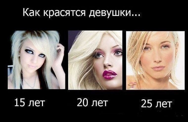 Почему девушки красятся