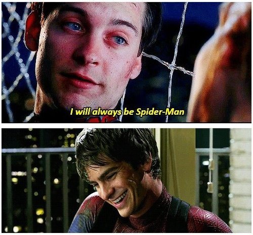 Я всегда буду человеком пауком Мем