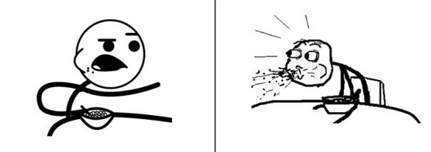 Мем выплевывает воду