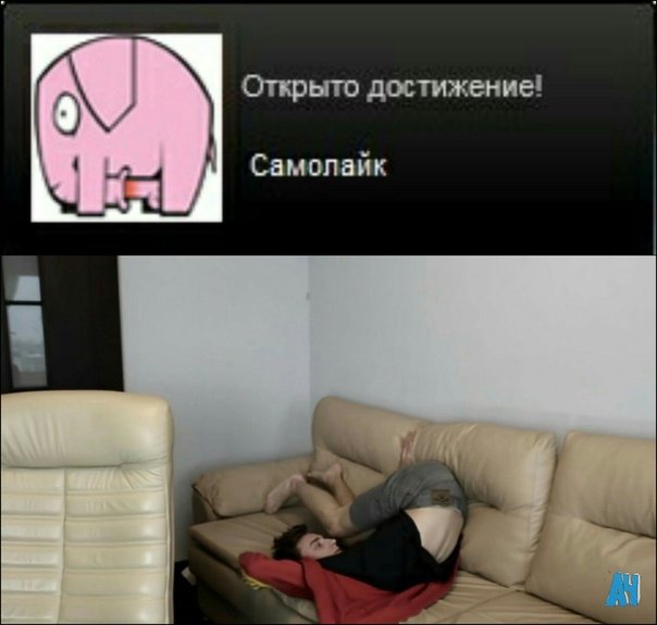 Попался самолайкер Мем