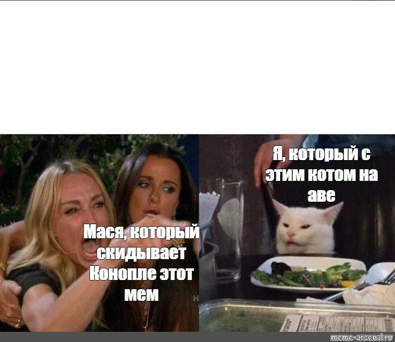 Котик девочка Мем