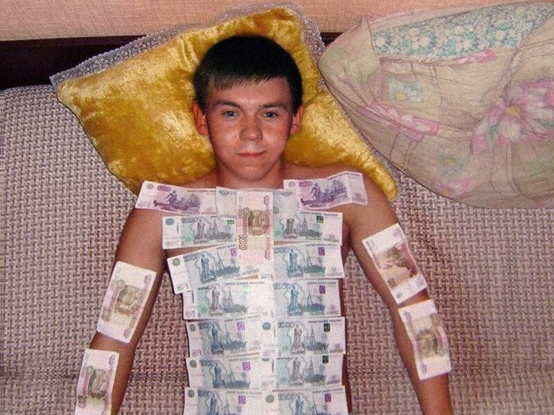 Пресс из денег