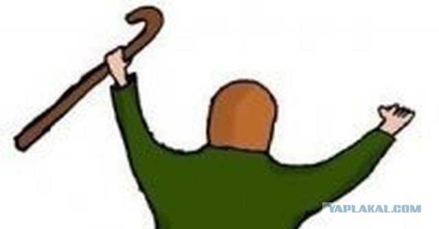 Человек с дубинкой