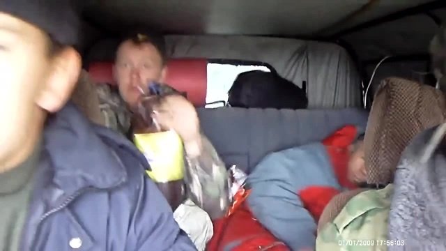 С мужиками в уазике
