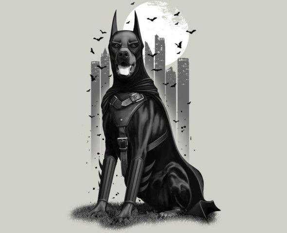 Доберман Бэтмен комикс