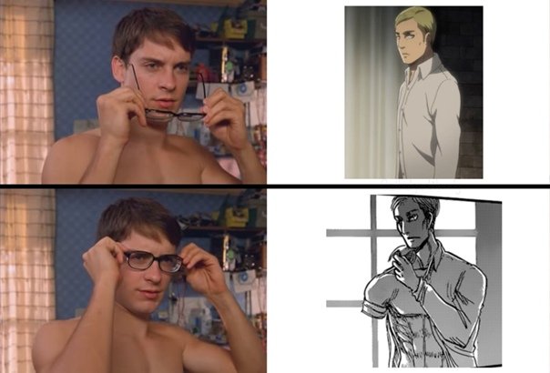 Питер Паркер Тоби Магуайр Мем