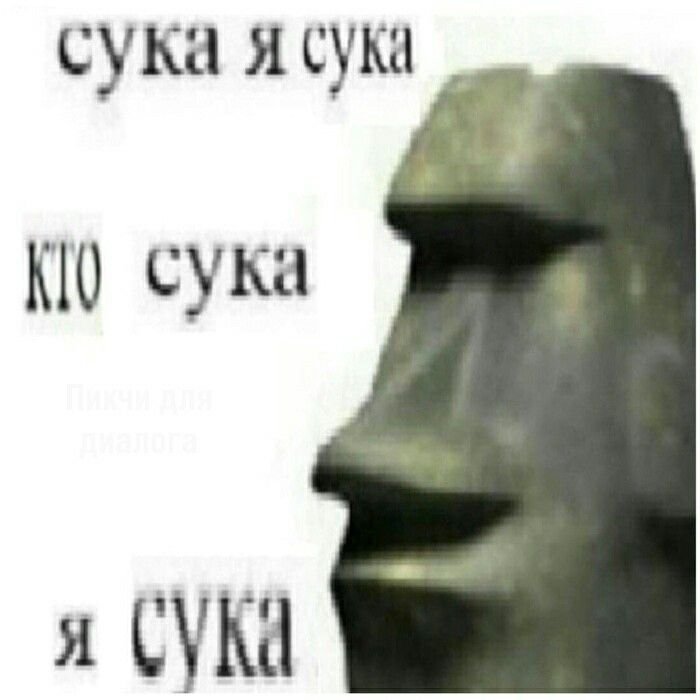 Каменное лицо человека