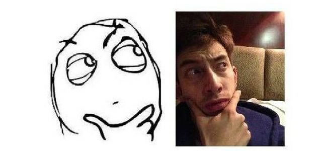 Лицо лица Мем