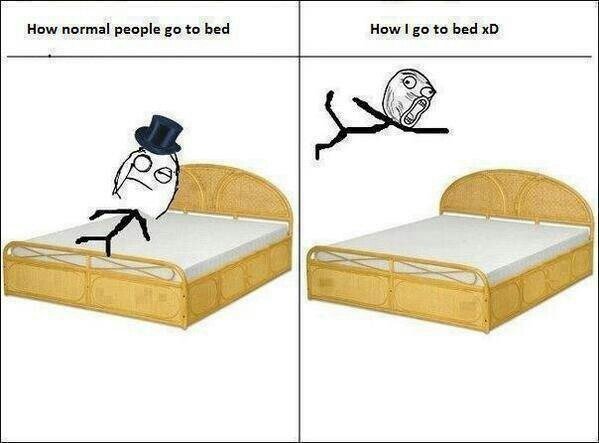 Мемы про кровать