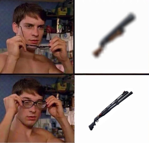 Человек паук в очках и без