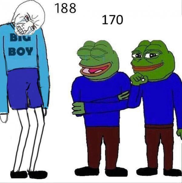 Рост Пепе 180