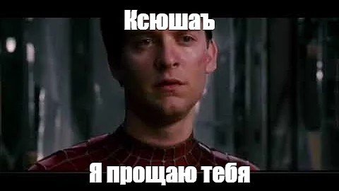 Я прощаю тебя Мем из человека паука